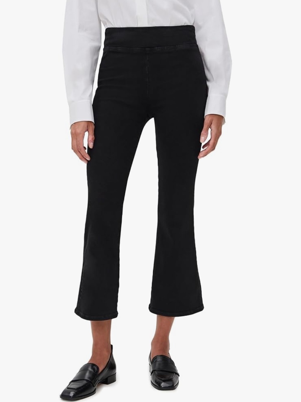 Frame Denim Black Jetset Crop Mini-Boot Jeans, size 0- NWT
